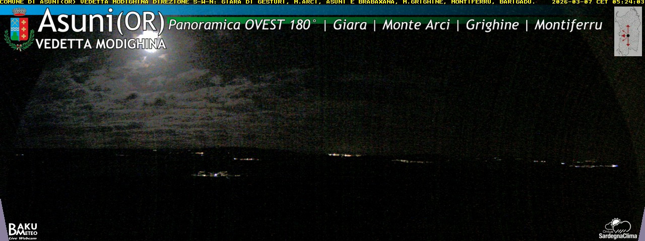 time-lapse frame, Asuni Ovest webcam