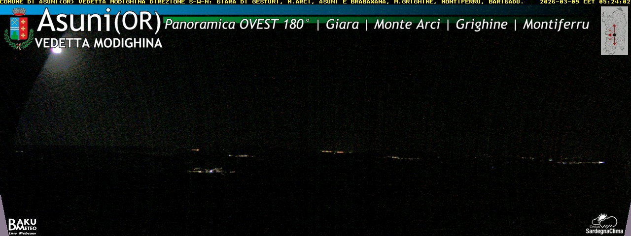 time-lapse frame, Asuni Ovest webcam