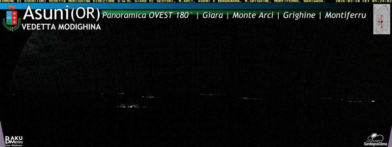 time-lapse frame, Asuni Ovest webcam