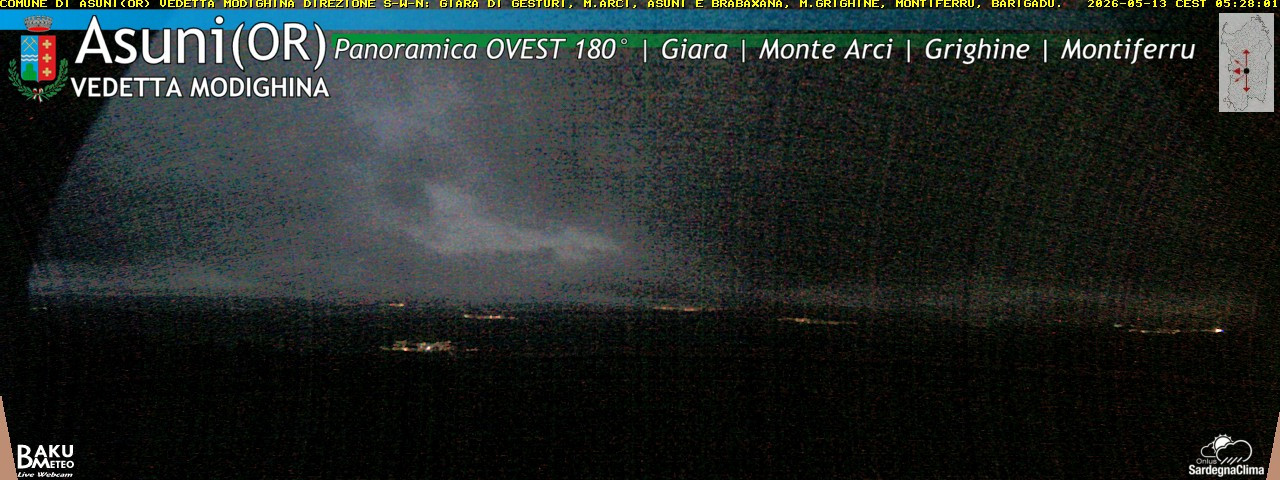 time-lapse frame, Asuni Ovest webcam