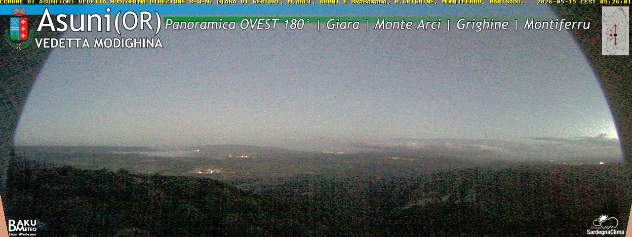 time-lapse frame, Asuni Ovest webcam