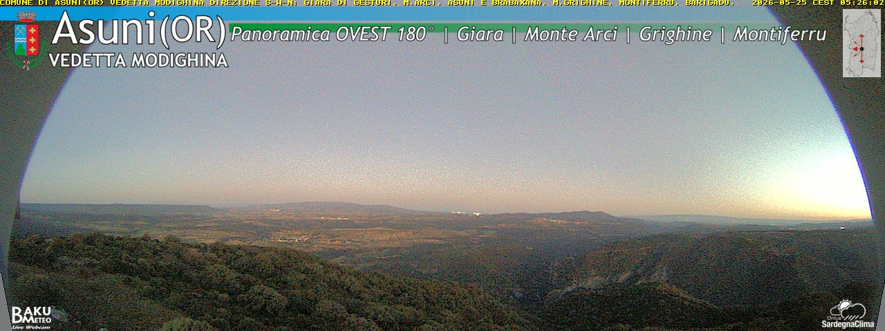 time-lapse frame, Asuni Ovest webcam
