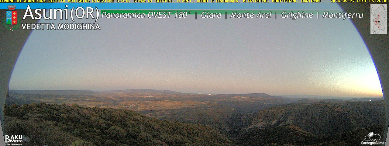 time-lapse frame, Asuni Ovest webcam