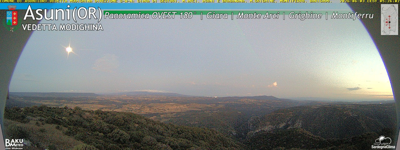 time-lapse frame, Asuni Ovest webcam