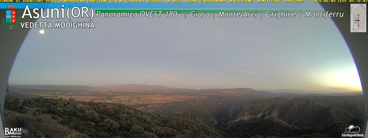 time-lapse frame, Asuni Ovest webcam