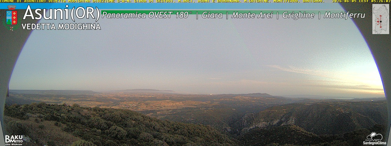 time-lapse frame, Asuni Ovest webcam