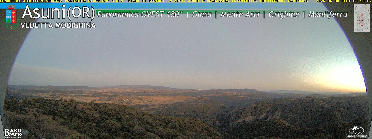 time-lapse frame, Asuni Ovest webcam