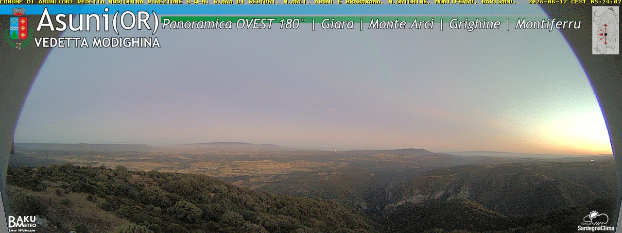 time-lapse frame, Asuni Ovest webcam