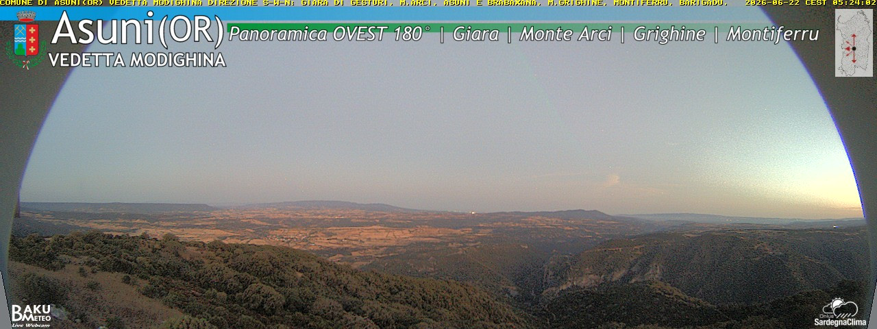 time-lapse frame, Asuni Ovest webcam