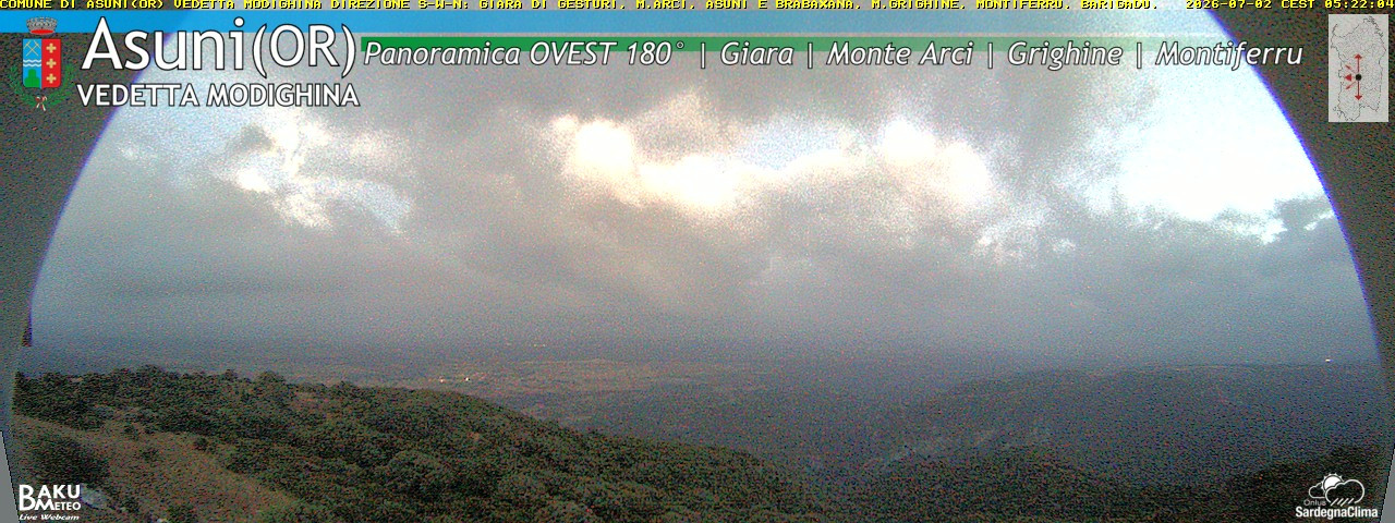 time-lapse frame, Asuni Ovest webcam