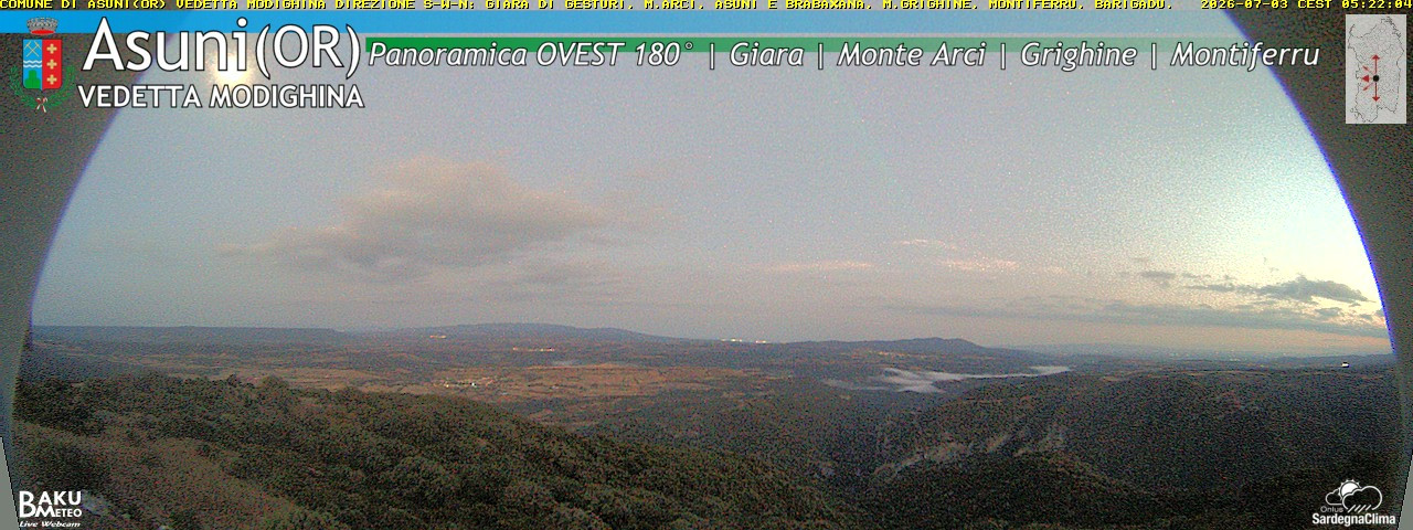 time-lapse frame, Asuni Ovest webcam