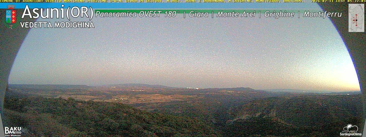 time-lapse frame, Asuni Ovest webcam