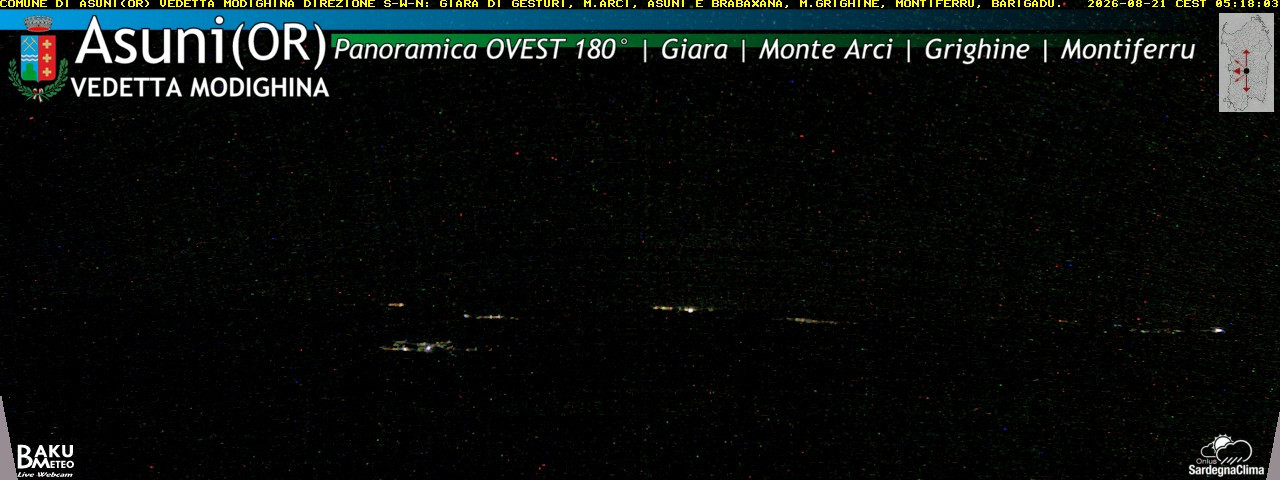 time-lapse frame, Asuni Ovest webcam