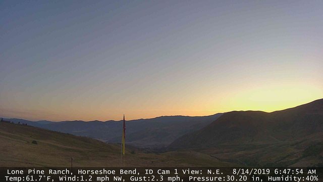 time-lapse frame, Horseshoe Bend, Idaho CAM1 webcam