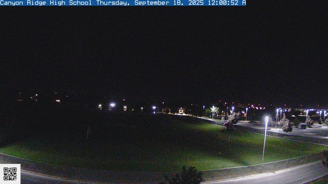 time-lapse frame, Canyon Ridge High School webcam