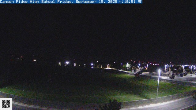 time-lapse frame, Canyon Ridge High School webcam