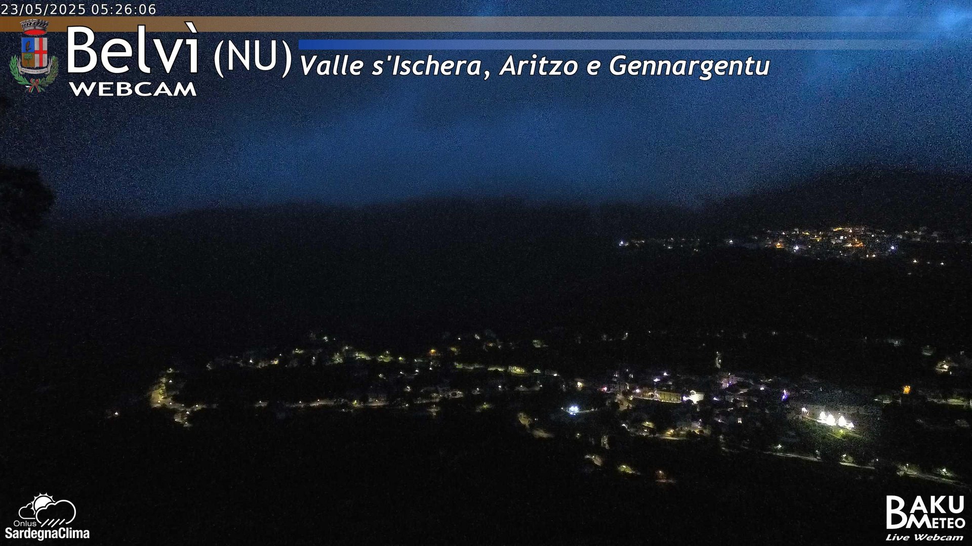 time-lapse frame, Belvì webcam