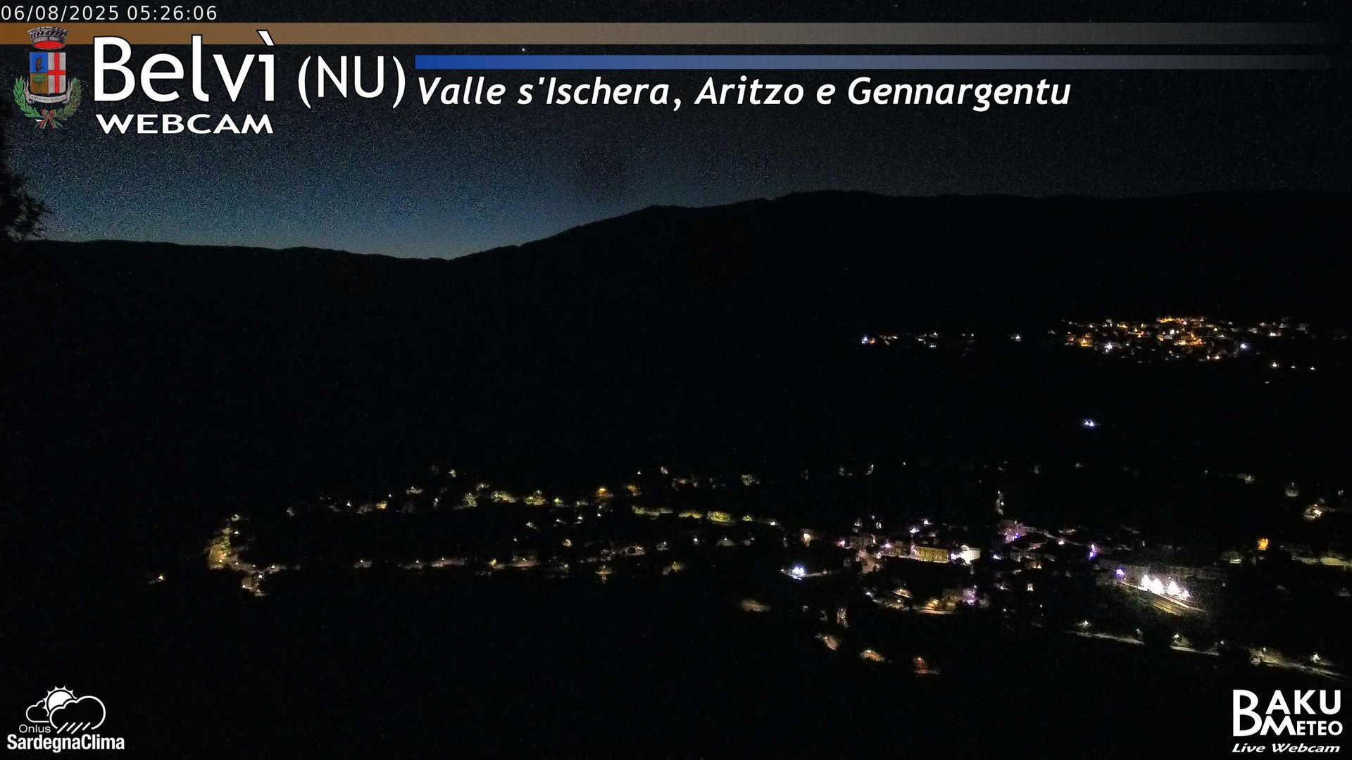 time-lapse frame, Belvì webcam