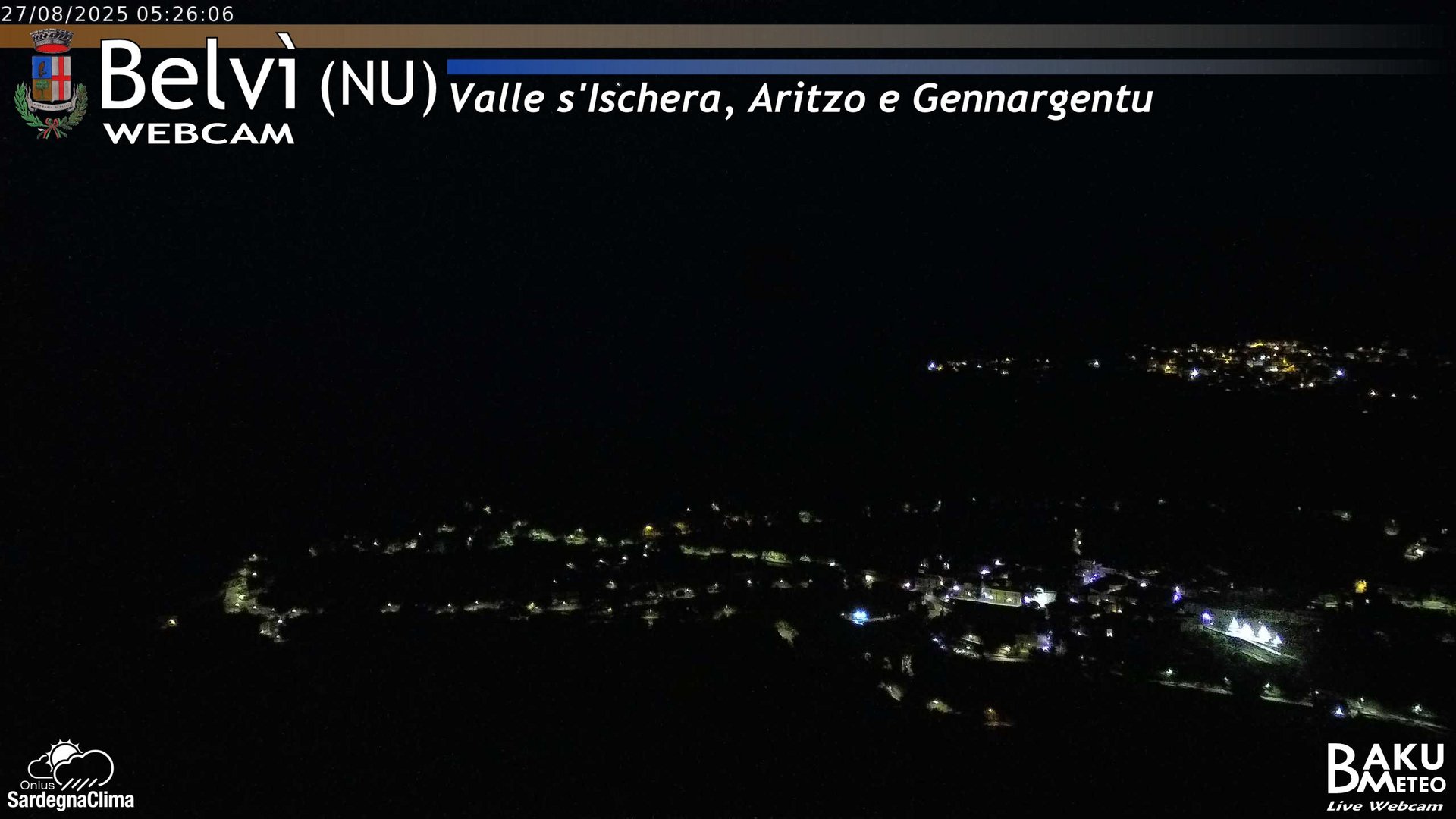 time-lapse frame, Belvì webcam