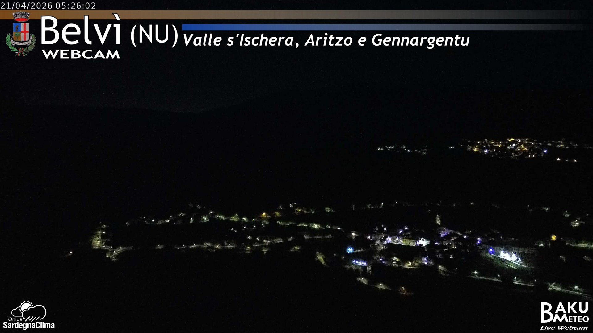 time-lapse frame, Belvì webcam