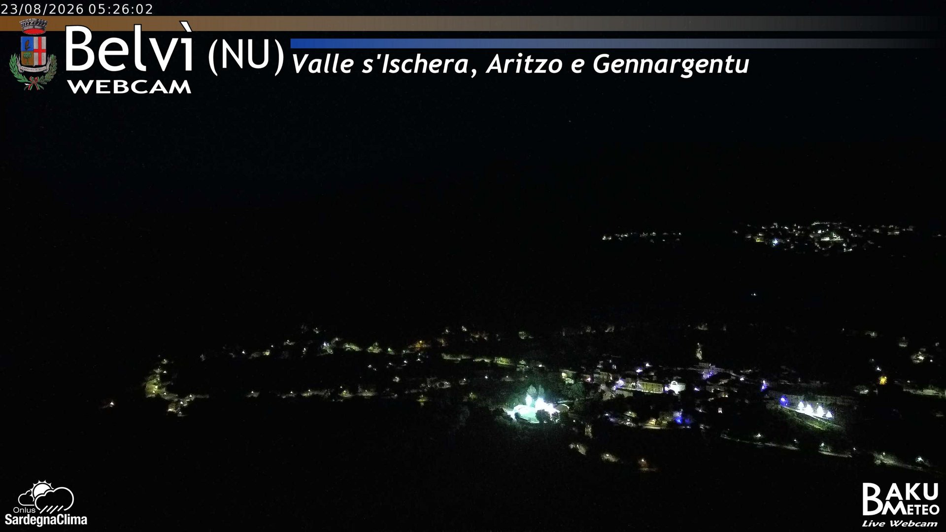 time-lapse frame, Belvì webcam