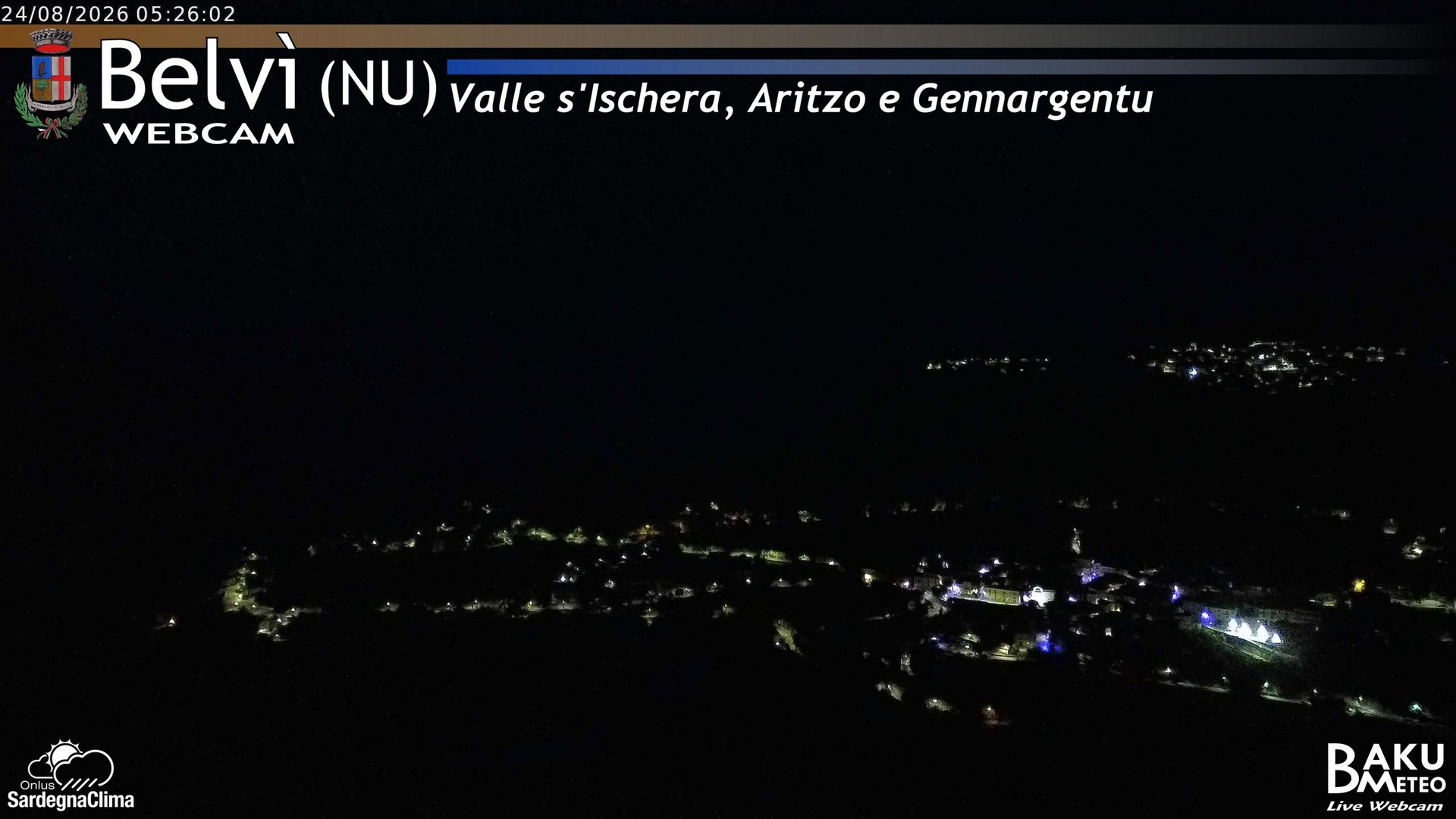 time-lapse frame, Belvì webcam