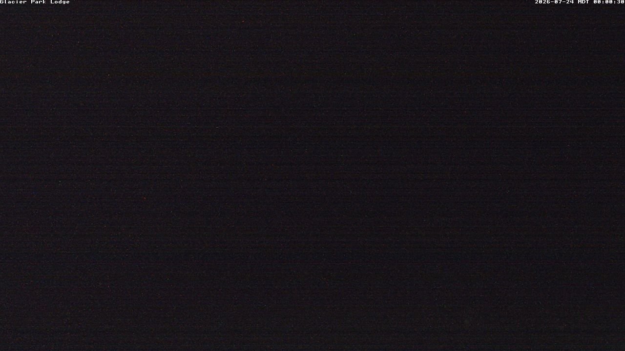 time-lapse frame, Glacier Park Lodge webcam