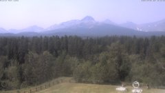view from Glacier Park Lodge on 2026-07-25