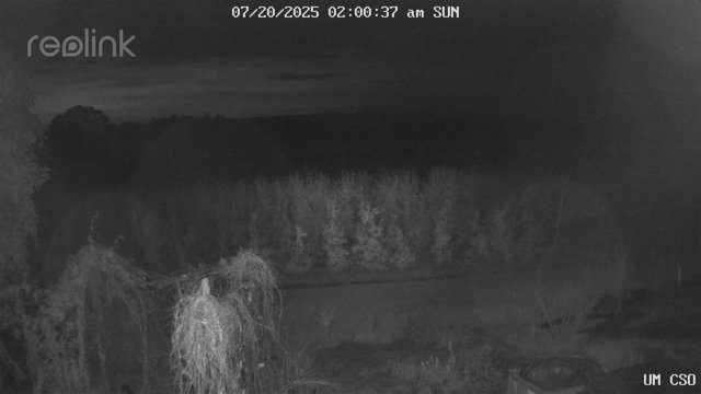 time-lapse frame, UM CSO webcam