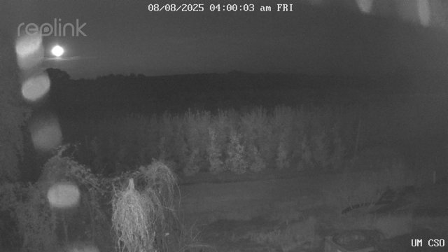 time-lapse frame, UM CSO webcam