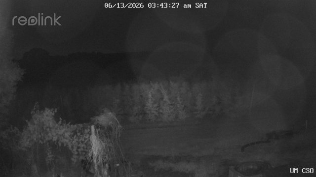 time-lapse frame, UM CSO webcam