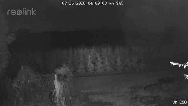 time-lapse frame, UM CSO webcam