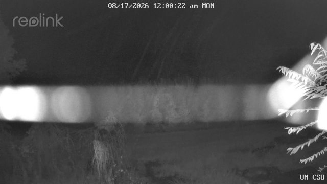 time-lapse frame, UM CSO webcam