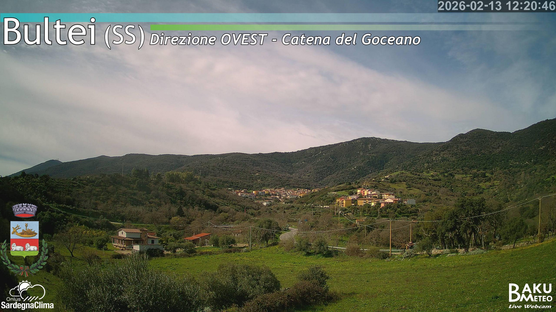 time-lapse frame, Bultei webcam