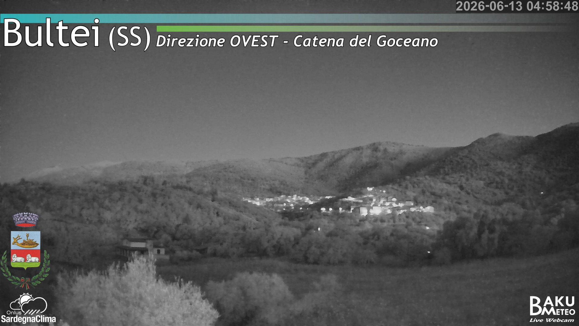 time-lapse frame, Bultei webcam
