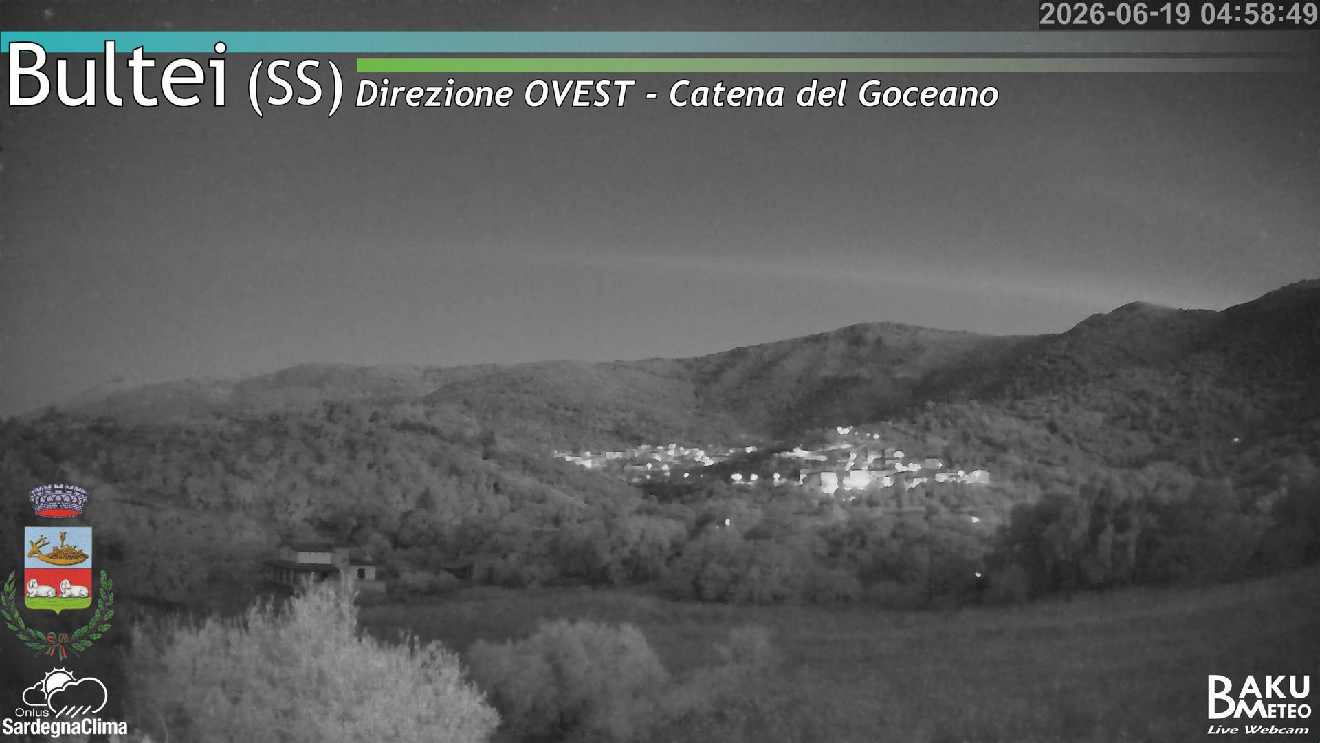 time-lapse frame, Bultei webcam