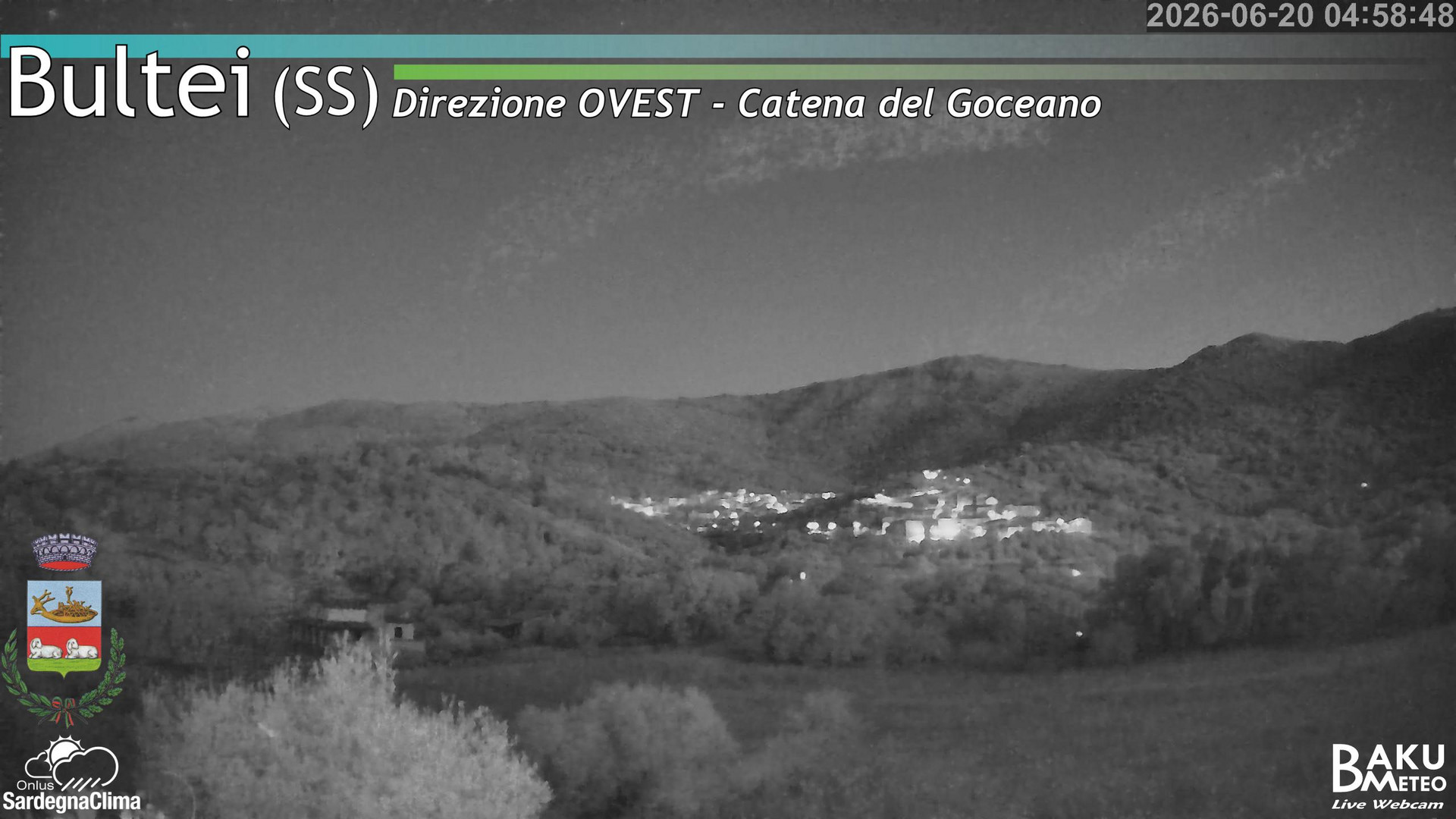 time-lapse frame, Bultei webcam