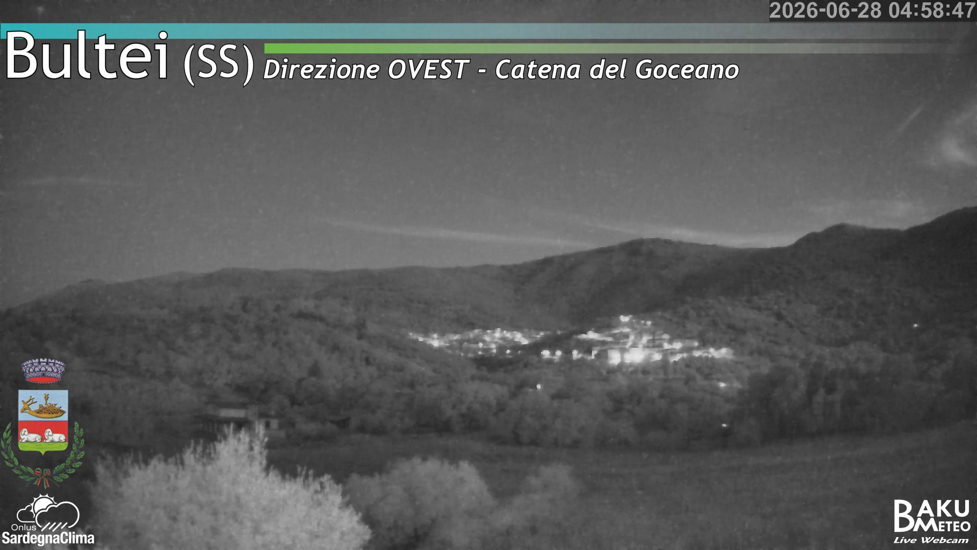 time-lapse frame, Bultei webcam