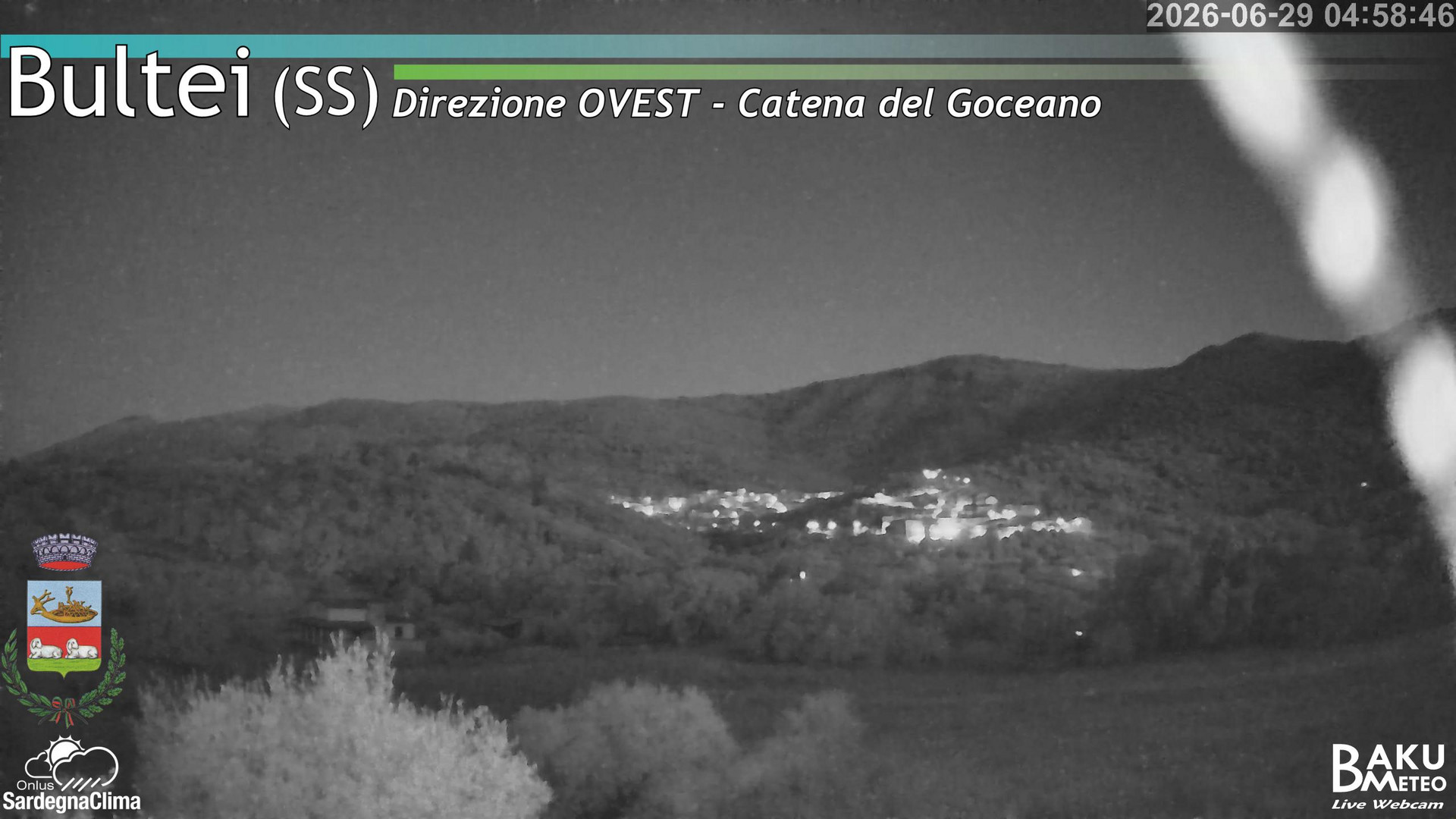 time-lapse frame, Bultei webcam