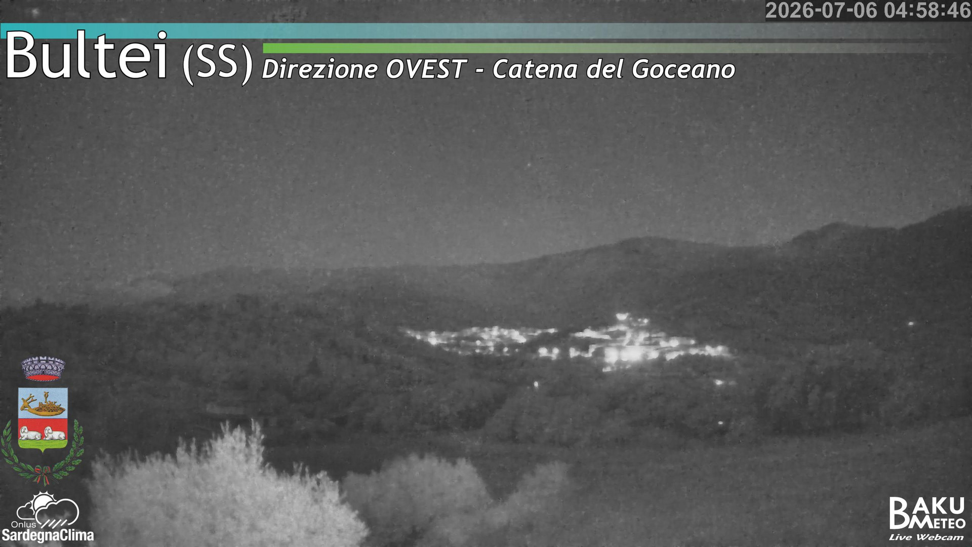 time-lapse frame, Bultei webcam