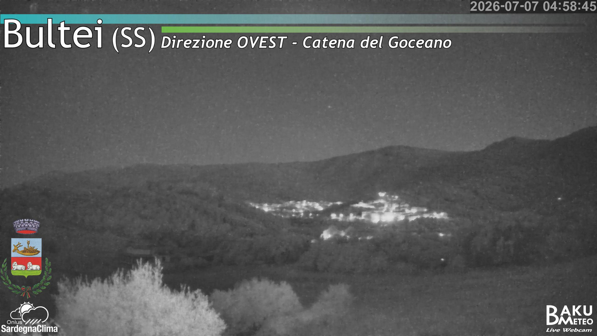 time-lapse frame, Bultei webcam
