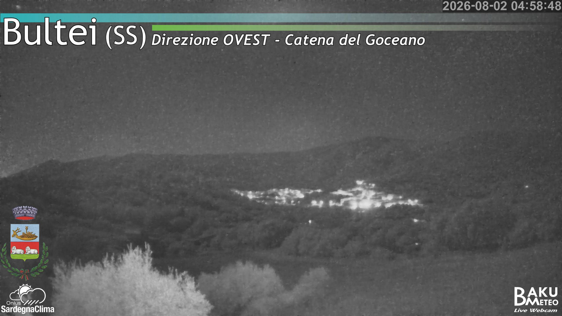 time-lapse frame, Bultei webcam