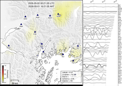 view from Barry Arm seismic energy on 2026-05-02