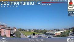 view from Decimomannu Nord on 2026-04-17