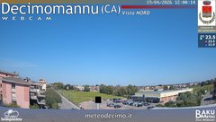 view from Decimomannu Nord on 2026-04-19