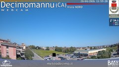 view from Decimomannu Nord on 2026-04-20