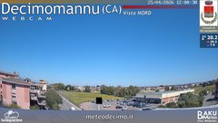 view from Decimomannu Nord on 2026-04-25