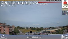 view from Decimomannu Nord on 2026-05-07