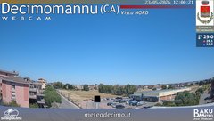 view from Decimomannu Nord on 2026-05-23