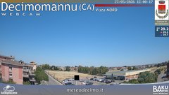view from Decimomannu Nord on 2026-05-27